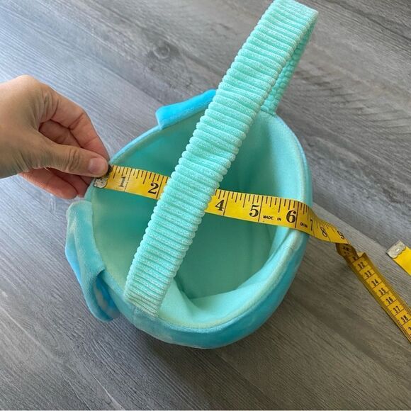 Easter Basket Soft Bunny Blue Rabbit Kids Plush - Picture 8 of 10